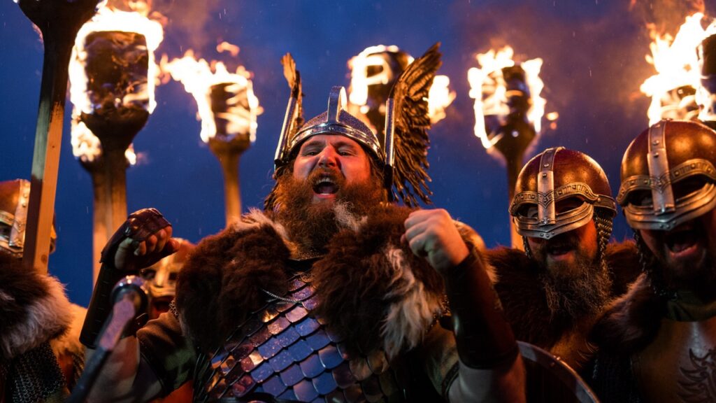 Vikings no Up Helly Aa