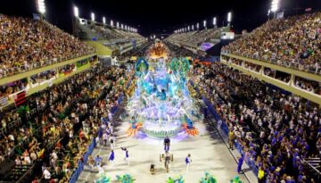 Desfile de Carnaval na Marquês de Sapucaí