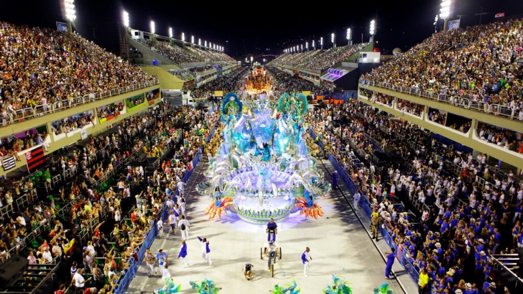 Desfile de Carnaval na Marquês de Sapucaí