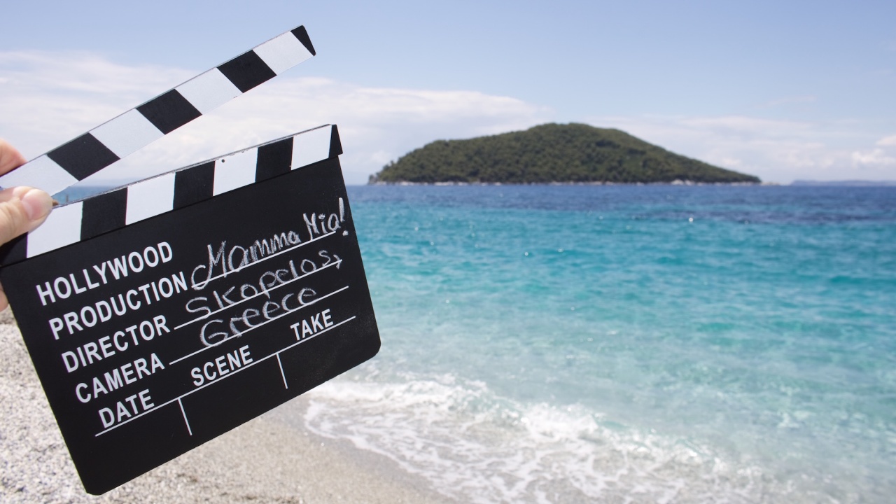 Filmagens de Mamma Mia em Skopelos