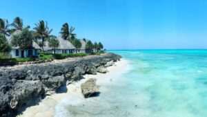 Praia em Zanzibar