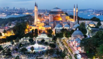 Turquia Tarde Istambul Mesquita
