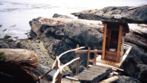 oalete nas Queen Charlotte Islands na região de British Columbia, Canadá