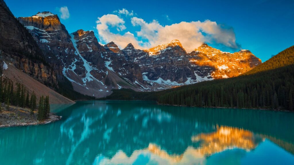 Lago em Banff